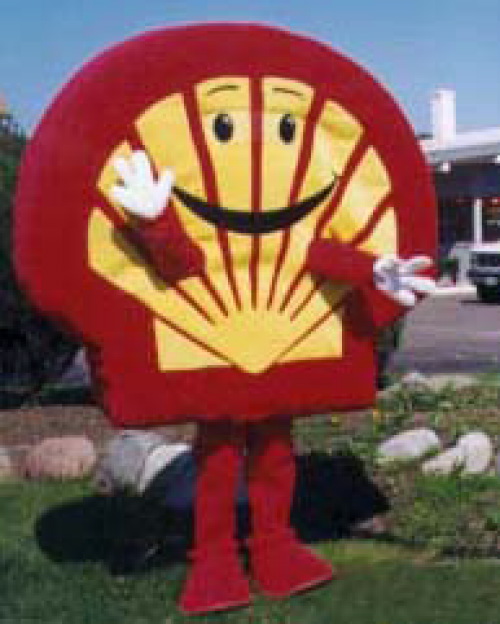 Inflatable Costumes shell oil costume